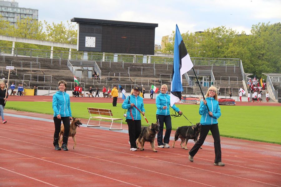 FCI IPO MM 2014 Malmö Rootsi Eesti meeskond